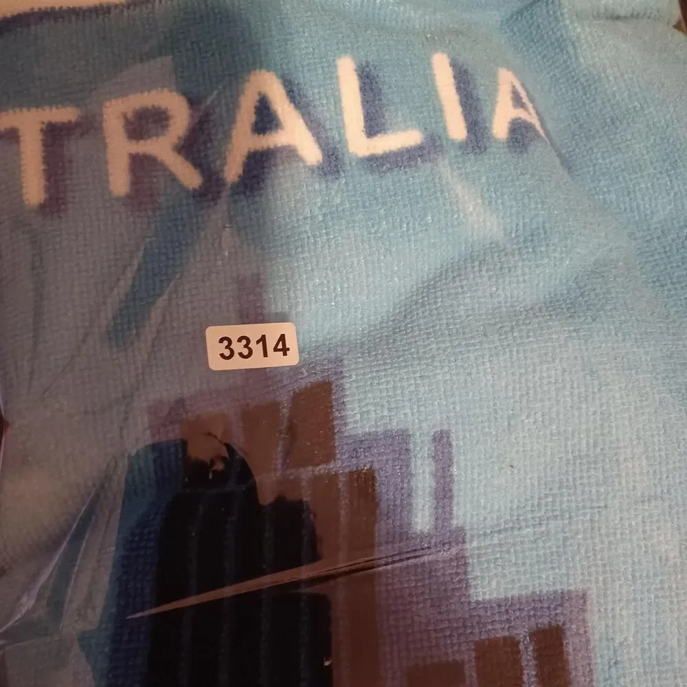 Sydney Australia Souvenir Beach Towel Kangaroo Surf VW Bus Opera House 34x60